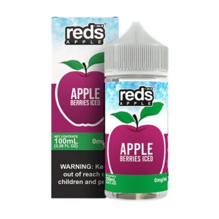 7 Daze Reds Apple Berries Iced Vape Juice