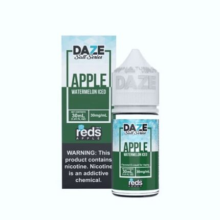 Reds Apple 7 Daze Salt Series Apple Watermelon Iced Ejuice