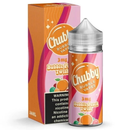 Chubby Bubble E-Liquid - Bubble Peach Twist 100ml