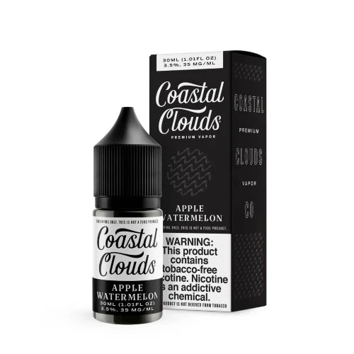 coastal-clouds-salt-e-liquid-apple-watermelon-30ml Coastal Clouds Salt E-liquid - Apple Watermelon 30ml