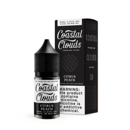 Coastal Clouds Salt E-liquid - Citrus Peach 30ml
