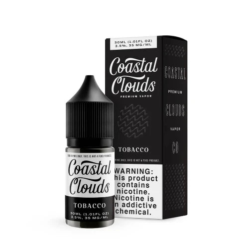 coastal-clouds-salt-e-liquid-tobacco-30ml Coastal Clouds Salt E-liquid - Tobacco 30ml