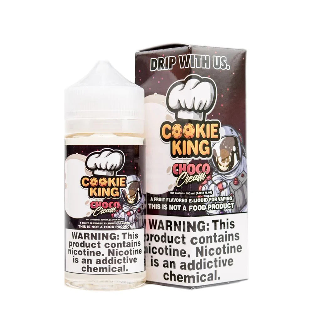 cookie-king-choco-cream-100ml-vape-juice Cookie King Choco Cream 100ML box and bottle