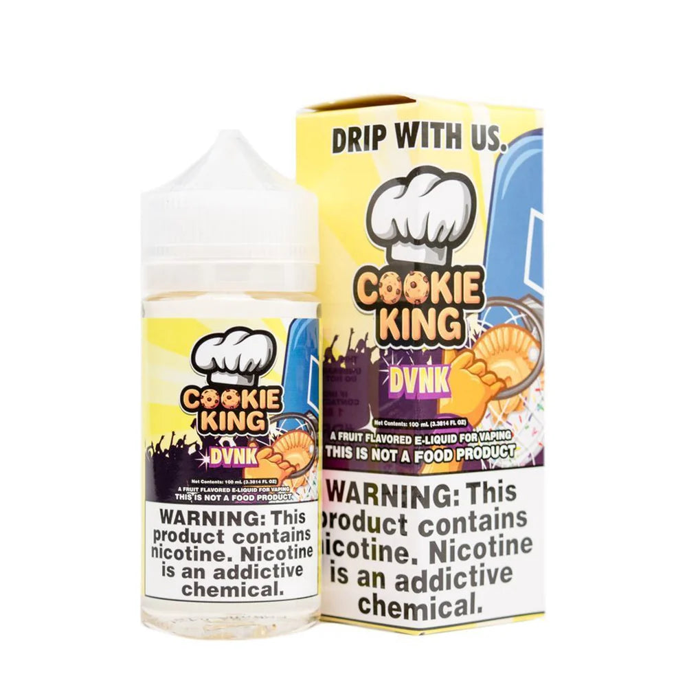 cookie-king-dvnk-100ml-vape-juice Cookie King DVNK 100ML bottle and box