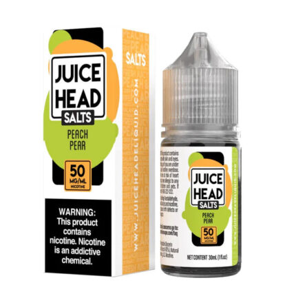 Juice Head Salt E-Liquid - Peach Pear 30ml