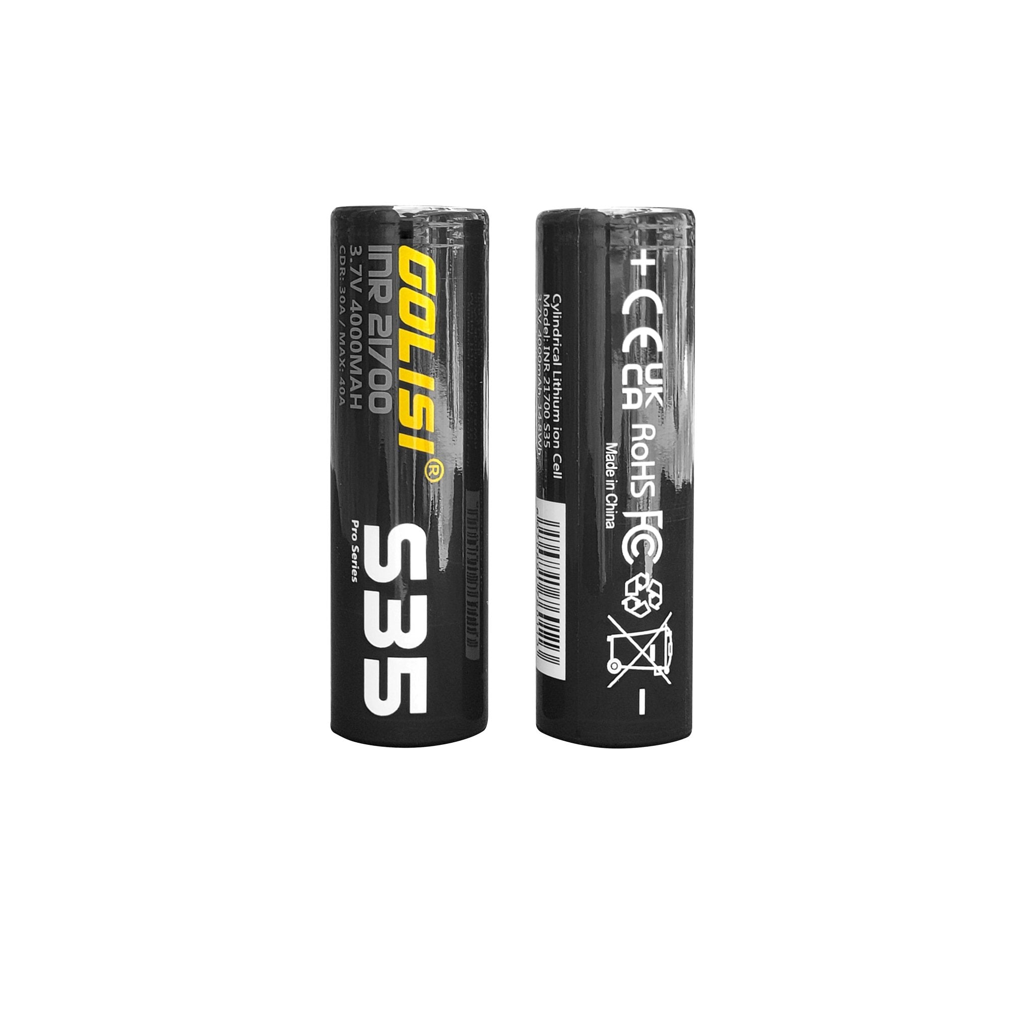 golisi-s35-21700-3750mah-40a-imr-battery-1682080-1.jpg Golisi S35 21700 3750mAh 40A IMR Battery - Image 1