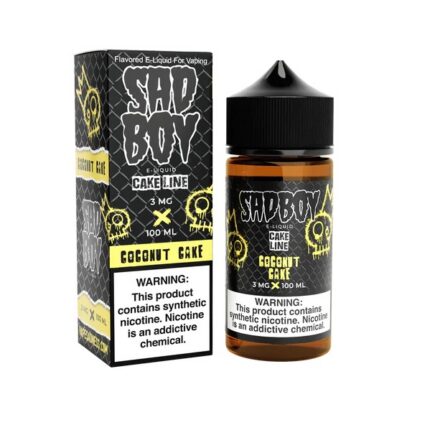 Sadboy Cake Line - Coconut Cake Vape Juice 100ml bottle